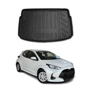 Kofferraumwanne Laderaumwanne für Toyota Yaris 2020-2021 Gummi TPE Schwarz