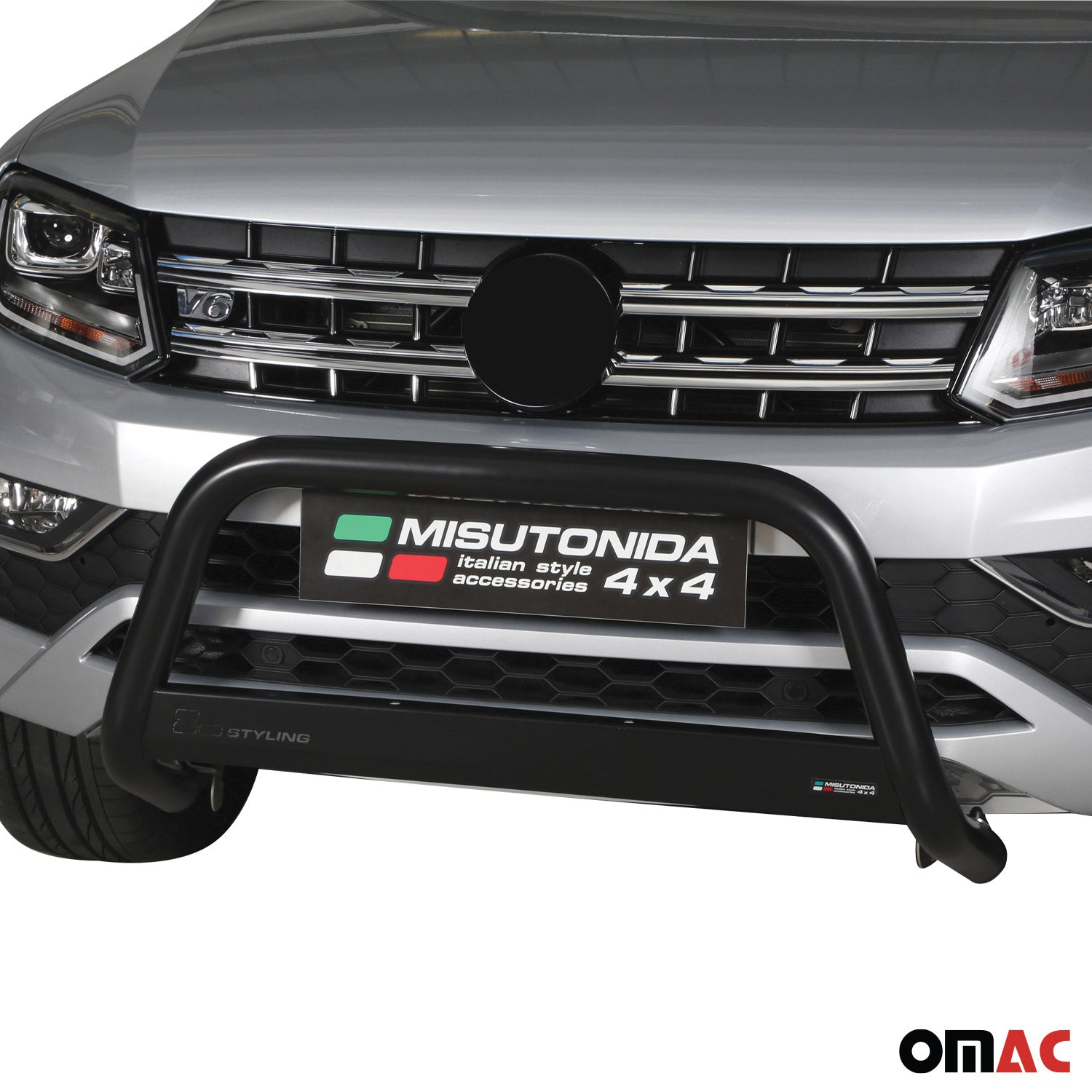 Frontbügel Frontschutzbügel für VW Amarok V6 2016-2020 ø63mm Stahl Schwarz