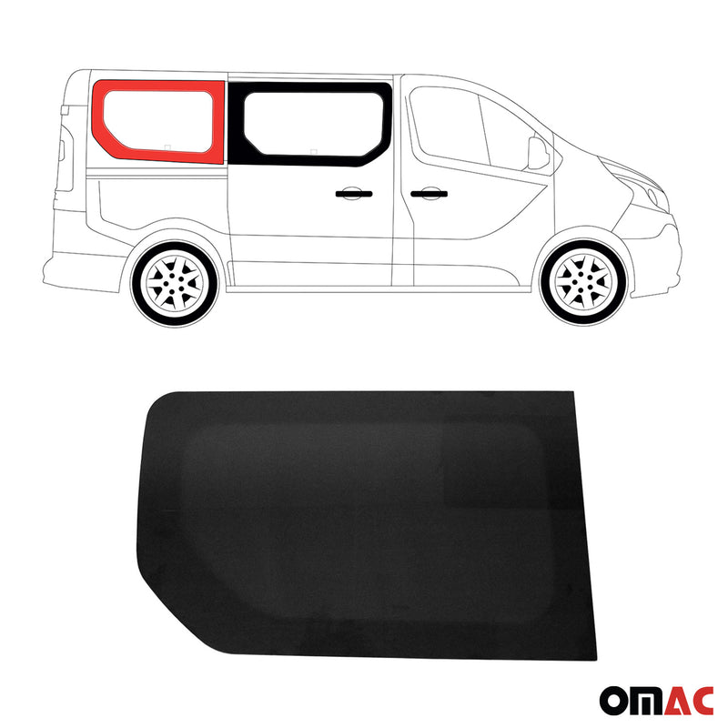 Seitenfenster Auto Fenster für Nissan Primastar 2014-2024 Schiebetür Rechts L1