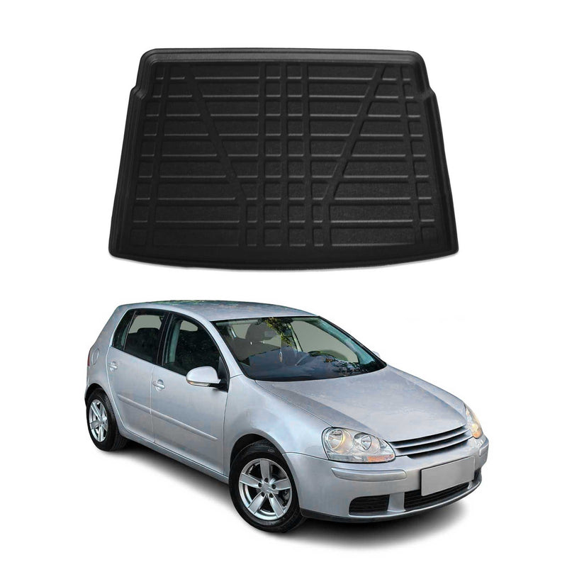 Kofferraumwanne Laderaumwanne für VW Golf 2003-2009 Gummi TPE Schwarz