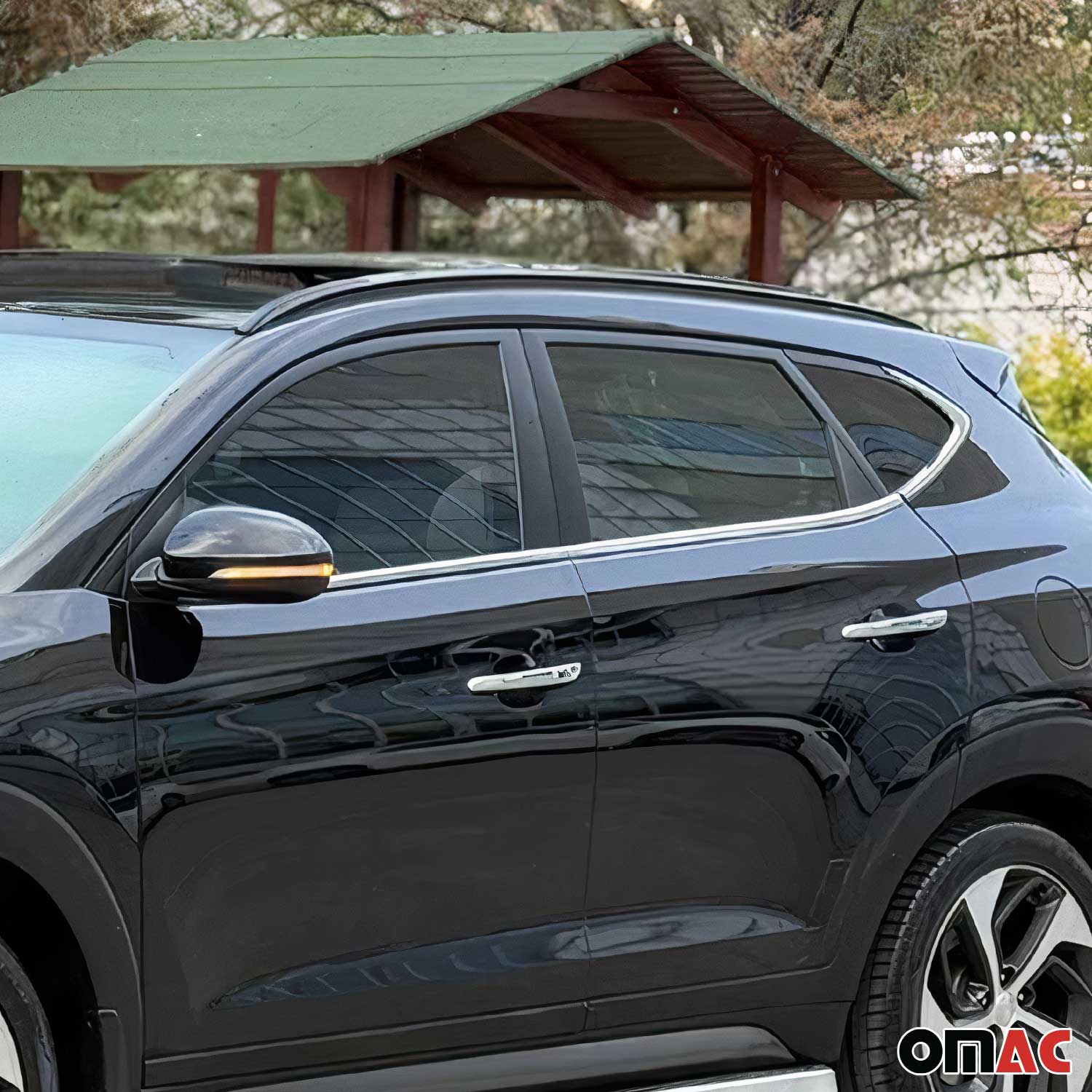 Fensterleisten Zierleisten für Hyundai Tucson 2015-2020 Edelstahl Chrom 6tlg
