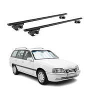 Dachträger Grundtäger für Opel Omega B Kombi 1994-2003 90kg Alu Schwarz ABE