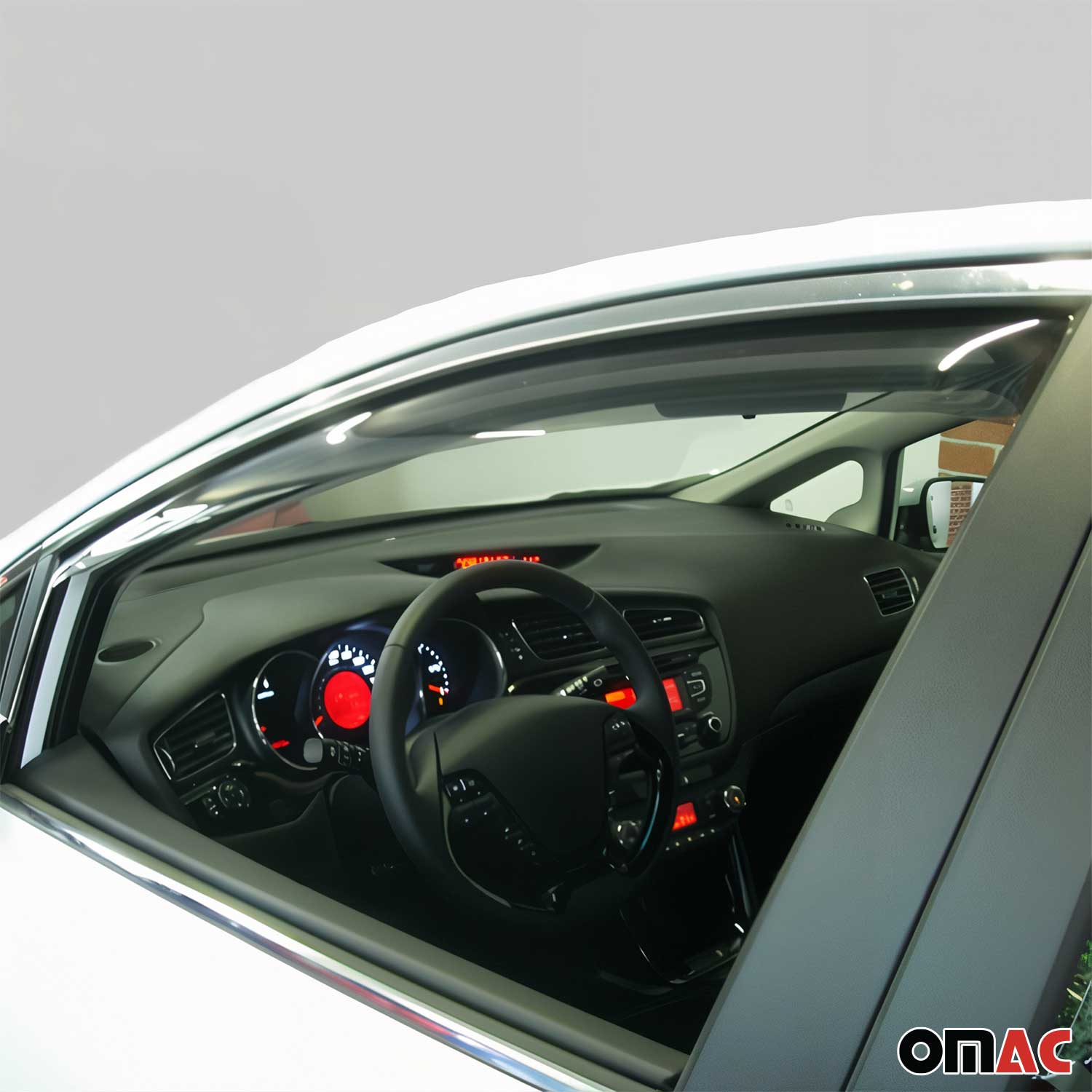 Windabweiser Regenabweiser für Kia Ceed wagon 2012-2018 Dunkel Acryl 2tlg