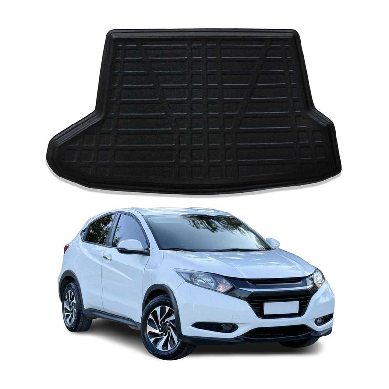 Kofferraumwanne Laderaumwanne für Honda HR-V 2016-2021 Gummi TPE Schwarz