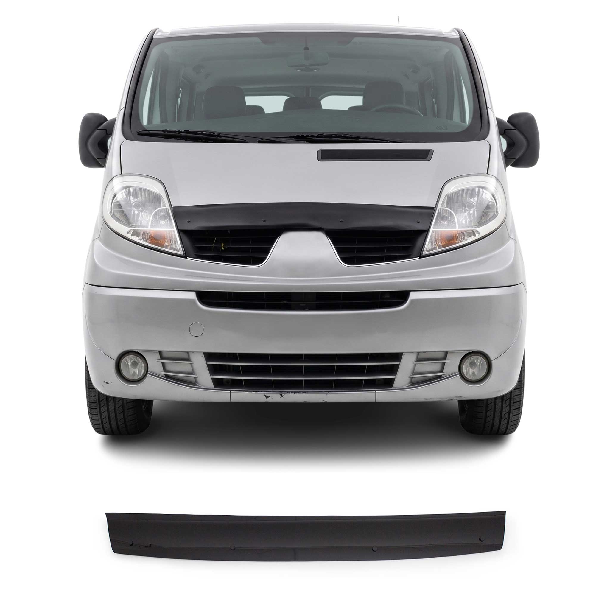 Motorhaube Deflektor Insekten für Renault Trafic Nissan Primastar 2001-14 Dunkel
