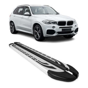 Trittbretter Seitenschweller für BMW X5 2014-2018 Silber Aluminium 2 tlg