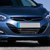 Grill Leiste Kühlergrill für Hyundai i40 2011-2014 Edelstahl Chrom 3 tlg
