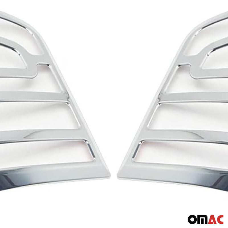 Rücklicht Leisten Heckleuchte für VW Multivan T5 2009-2015 Chrom ABS Silber 2tlg