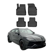OMAC Gummi Fußmatten für Lamborghini Urus 2018-2026 Premium Gummi Schwarz 4tlg