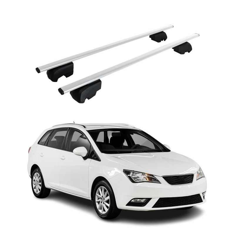 Dachträger Grundtäger für Seat Ibiza mk4 Sport Tourer 2010-2017 75kg Silber 2x