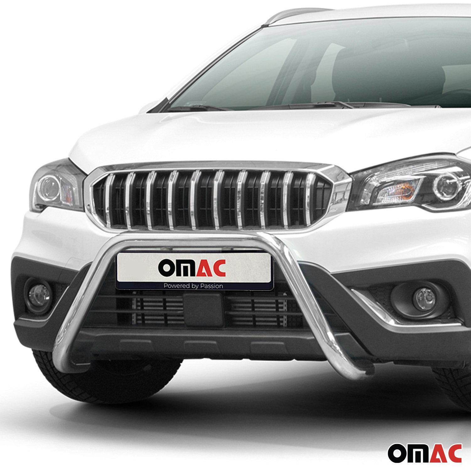 Frontbügel Frontschutzbügel für Suzuki SX4 S-Cross 2016-2022 mit ABE Silber