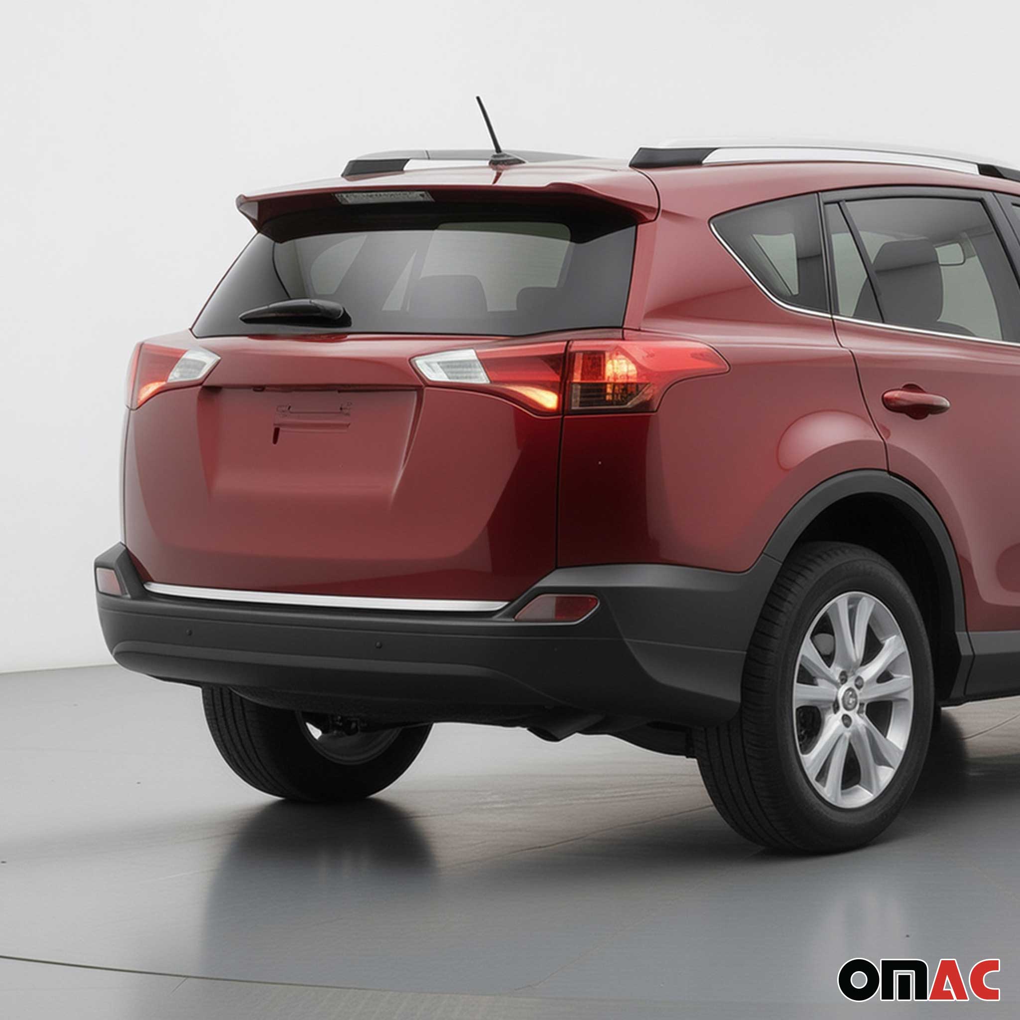 Kofferraumleiste Heckklappe Leiste für Toyota RAV4 2013-2015 Edelstahl Chrom