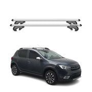 Menabo Dachträger Grundtäger für Dacia Sandero Stepway 2013-2020 90kg Alu Silber