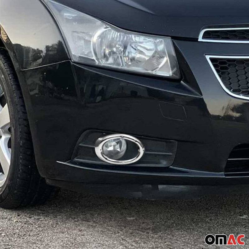 Nebelscheinwerfer Rahmen Umrandung für Chevrolet Cruze 2009-2016 Edelstahl 2x