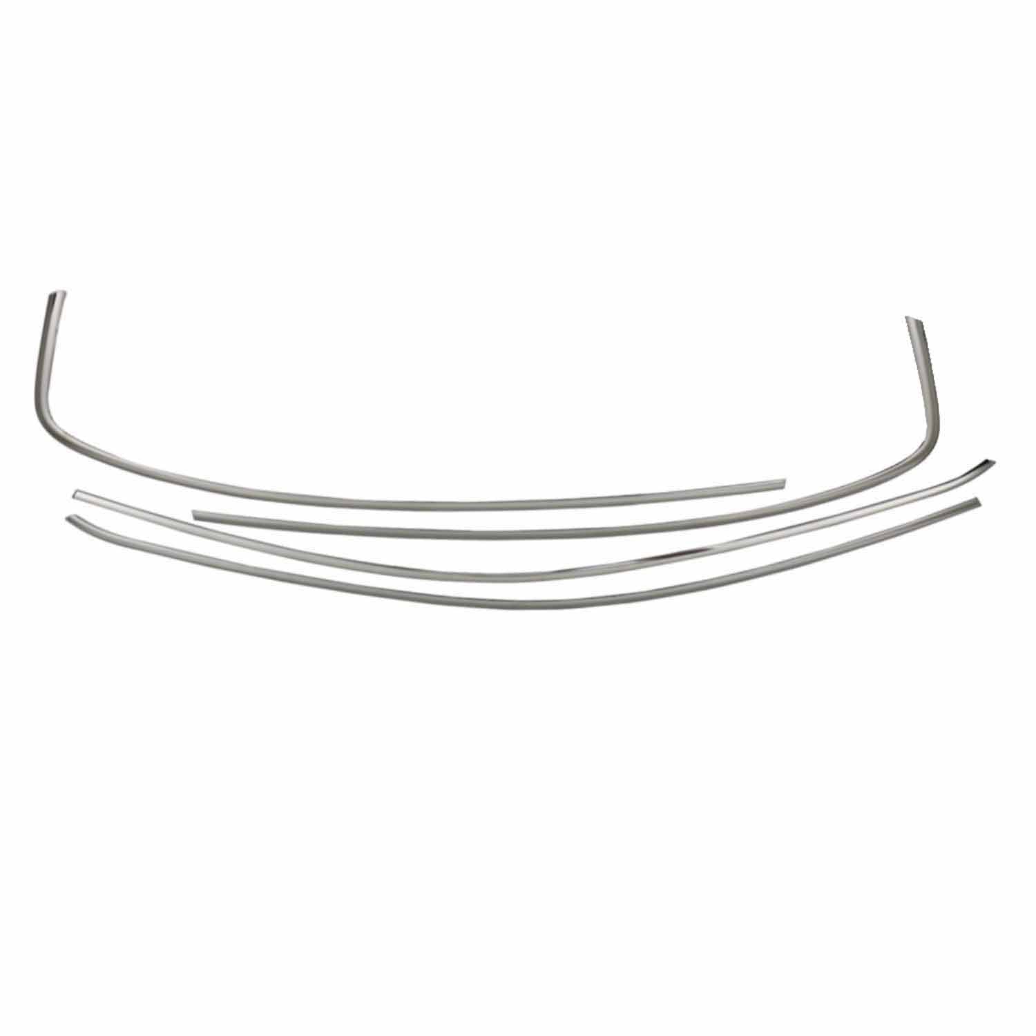 Fensterleisten Zierleisten für Fiat Tipo 2016-2025 Oberhalb Edelstahl Chrom 4x