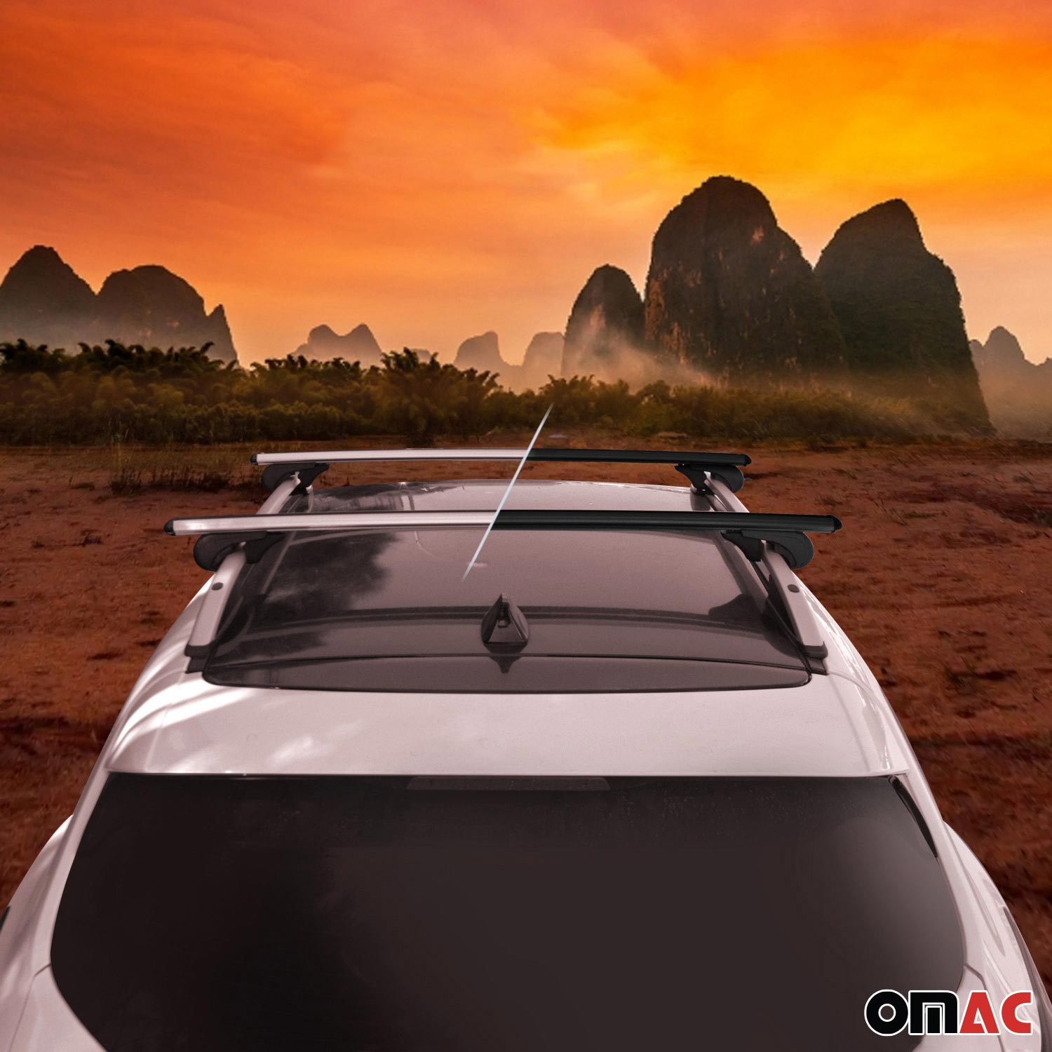 Dachträger Grundträger für Mercedes Vito W638 1996-2003 TÜV Aluminium Silber 2x