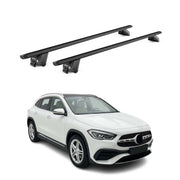 Dachträger für Mercedes GLA H247 2020-2026 100kg Aluminium Schwarz 2 tlg ABE
