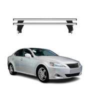 Menabo Dachträger Grundtäger für Lexus IS XE20 2005-2013 50kg Alu Silber 2 tlg