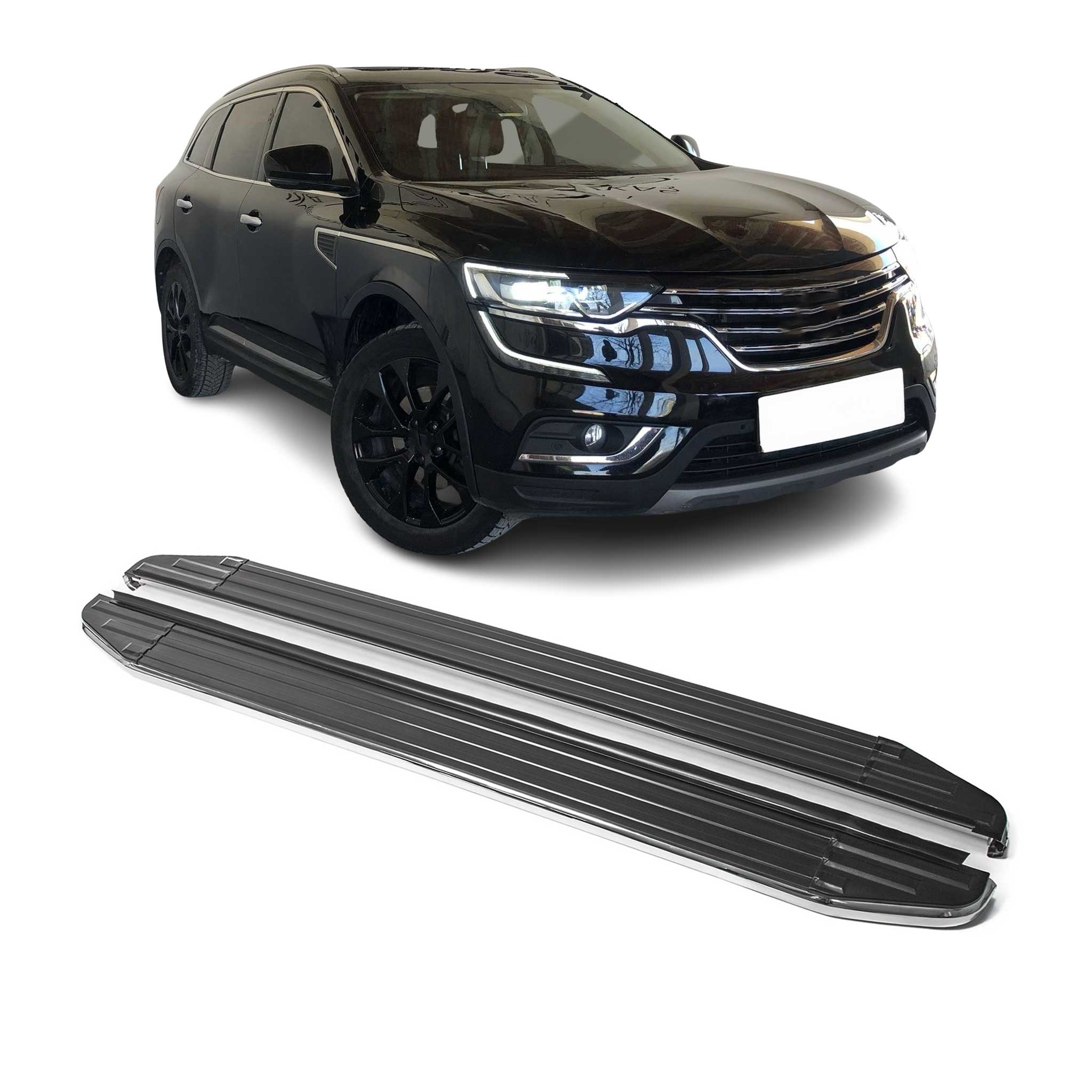 Trittbretter Seitenschweller für Renault Koleos 2017-2024 ABE Alu