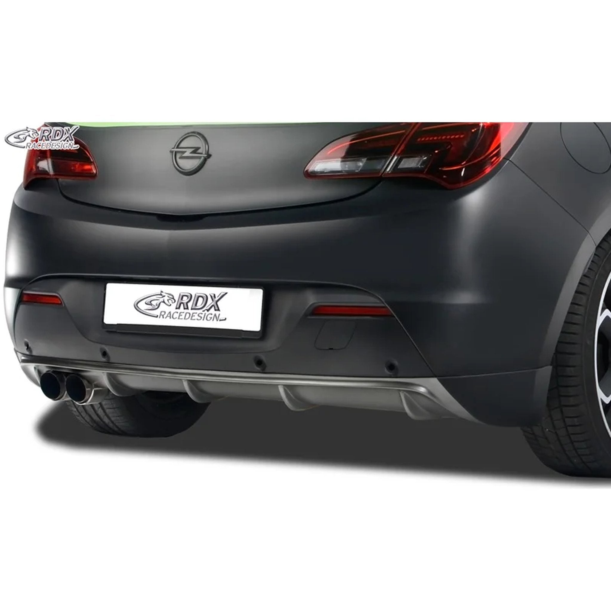 RDX Heckschürzenansatz Diffuser für Opel Astra J GTC 2009-2015 exkl. OPC