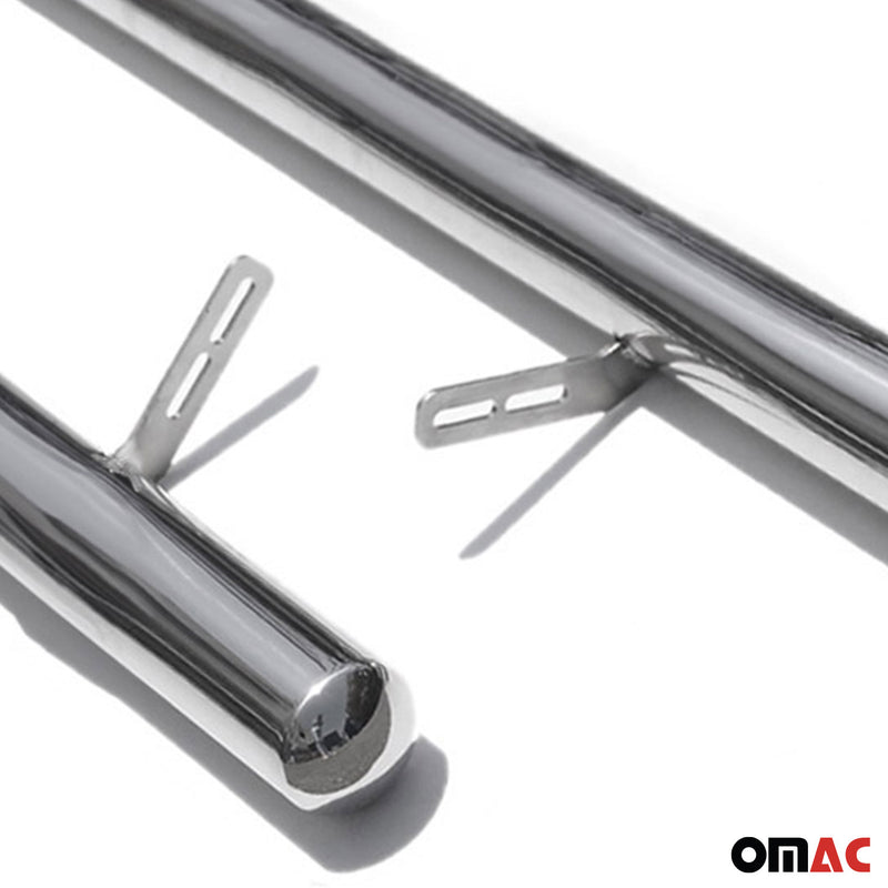 Edelstahl Trittbretter Schwellerrohre für VW Crafter 2006-16 L3/L4 Langer Silber