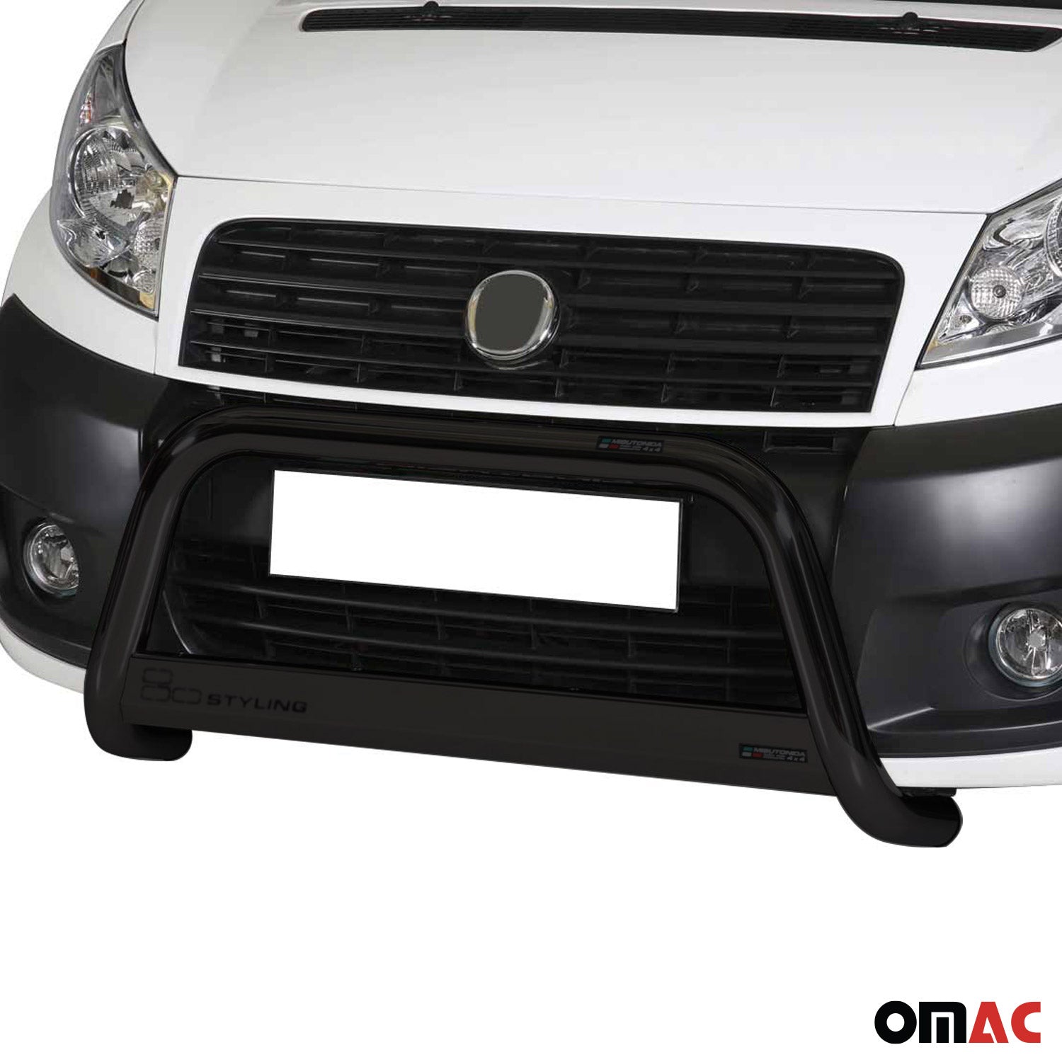 Frontbügel Frontschutzbügel für Fiat Scudo 2007-2016 ø63mm Stahl Schwarz Schutz