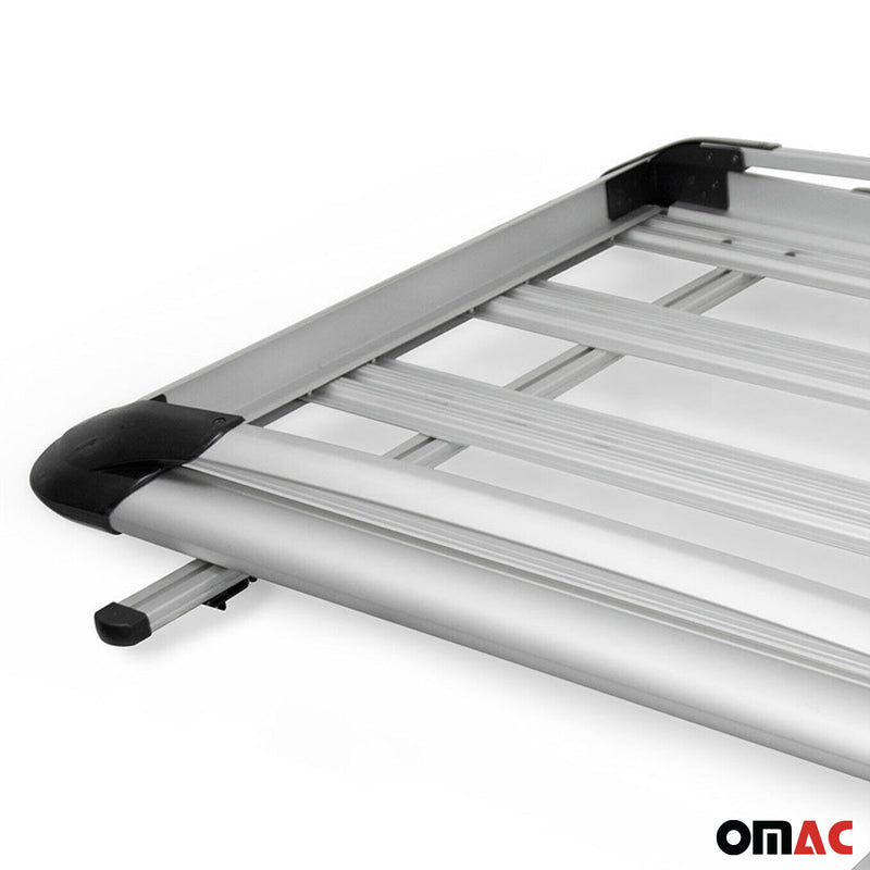 Dachträger + Dachkorb Satz für Skoda Octavia 1998-2004 Aluminium Silber 3tlg