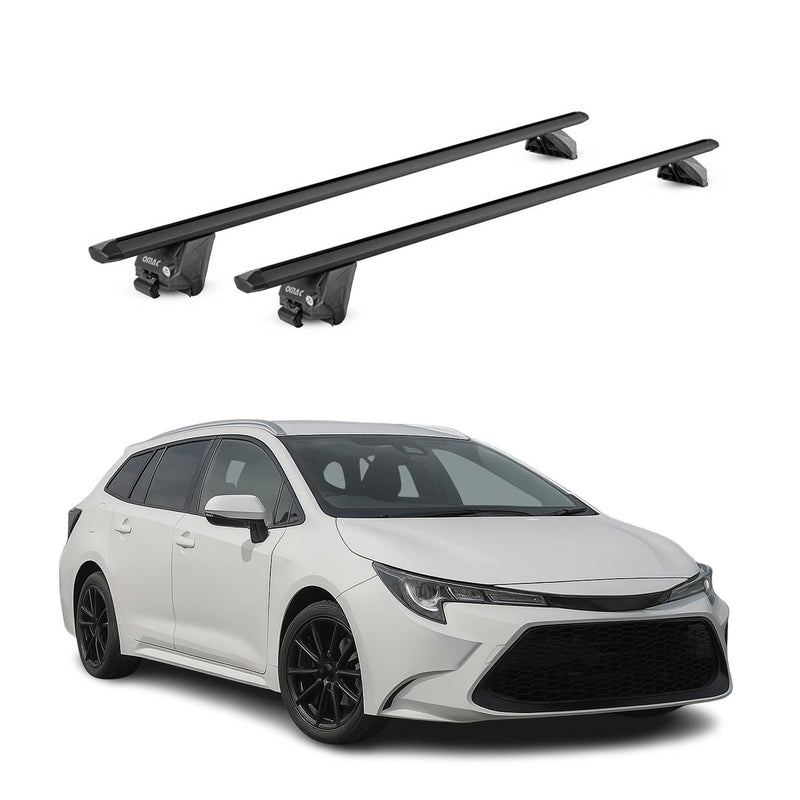 Dachträger Grundtäger für Suzuki Swace 2020-2025 100kg Alu Schwarz 2 tlg ABE