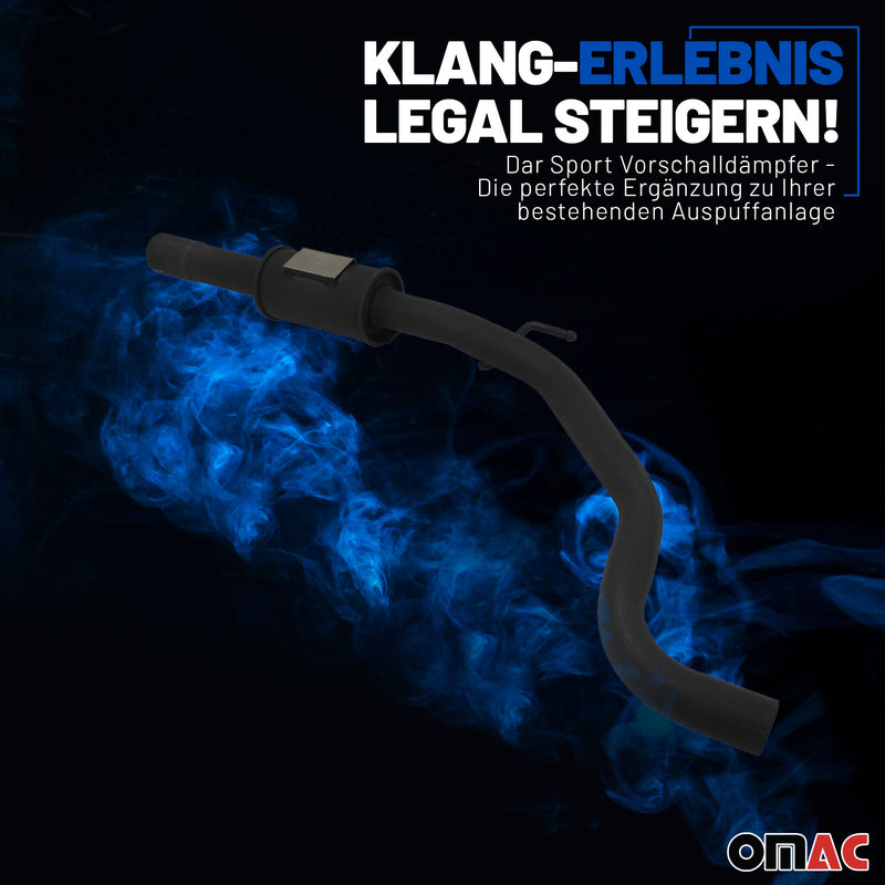 NOVUS Sport Vorschalldämpfer für Opel Corsa D OPC / GSI / Corsa E OPC mit EG