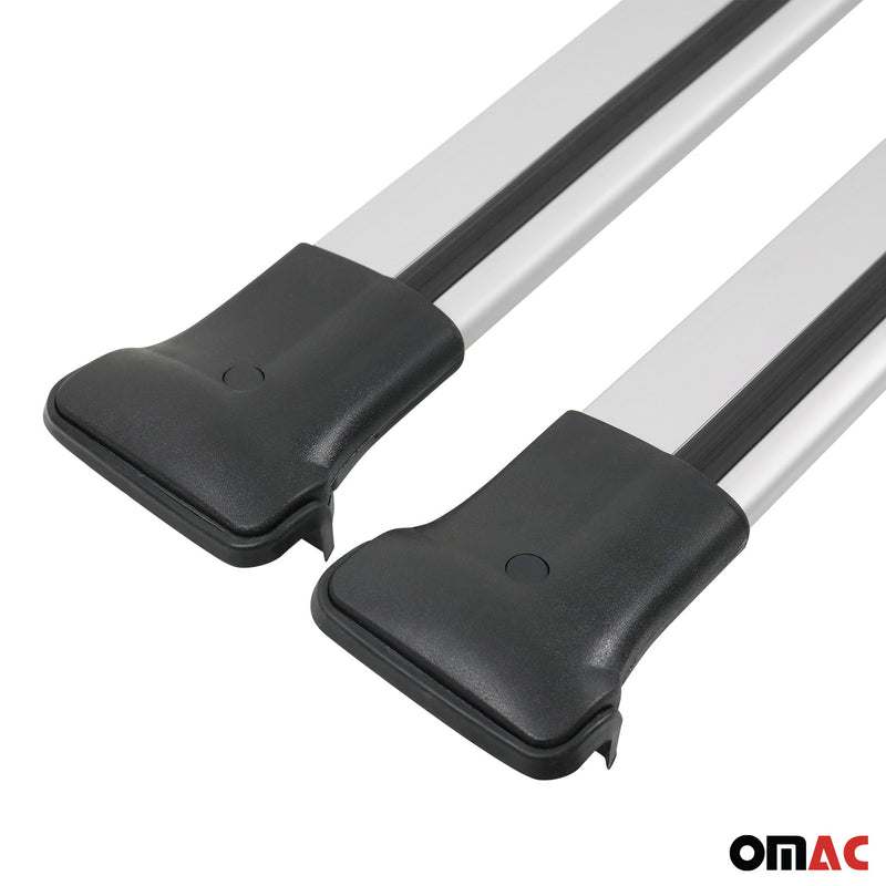 Dachträger Grundträger Gepäckträger für Jeep Grand Cherokee 3 2005-2010 Alu Grau