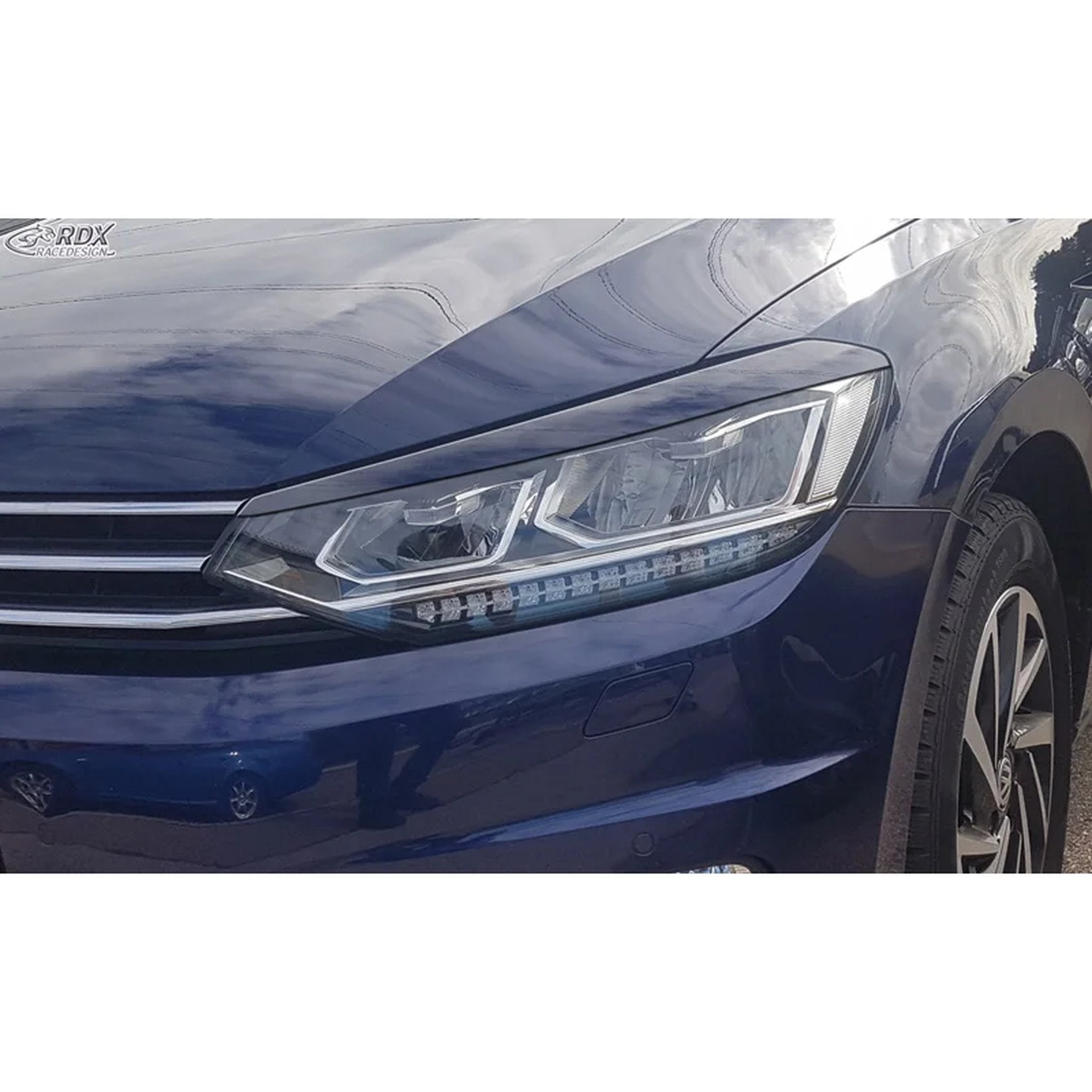 RDX Scheinwerferblenden für VW Touran 5T 2015- LED ABS TÜV