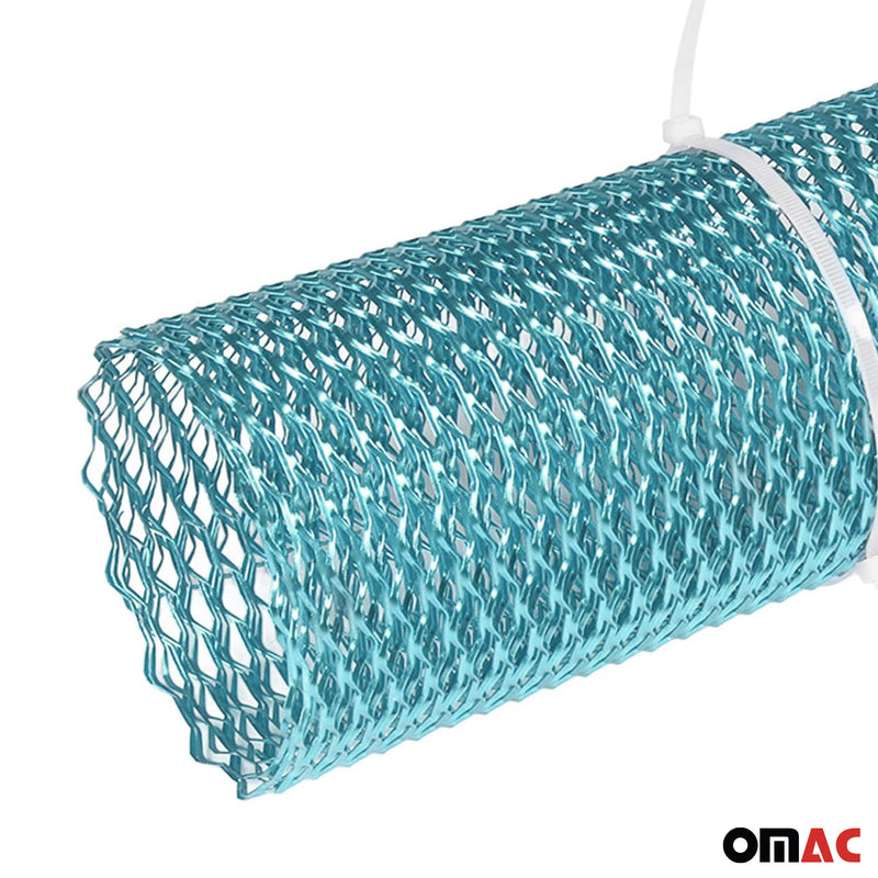 Universal Frontgrill Wabengitter Stoßstange Frontschürze Alu 100x33cm Grün