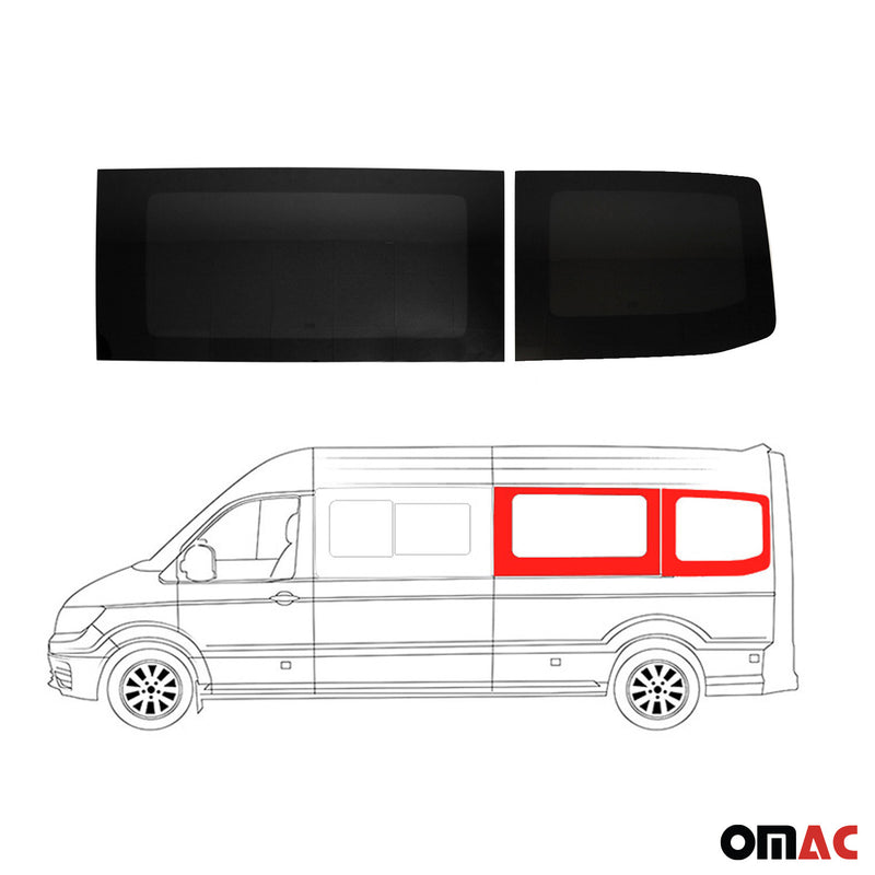 Seitenfenster Autoglas für VW Crafter 2018-2024 Links Rechts 4x SET L3 Langer