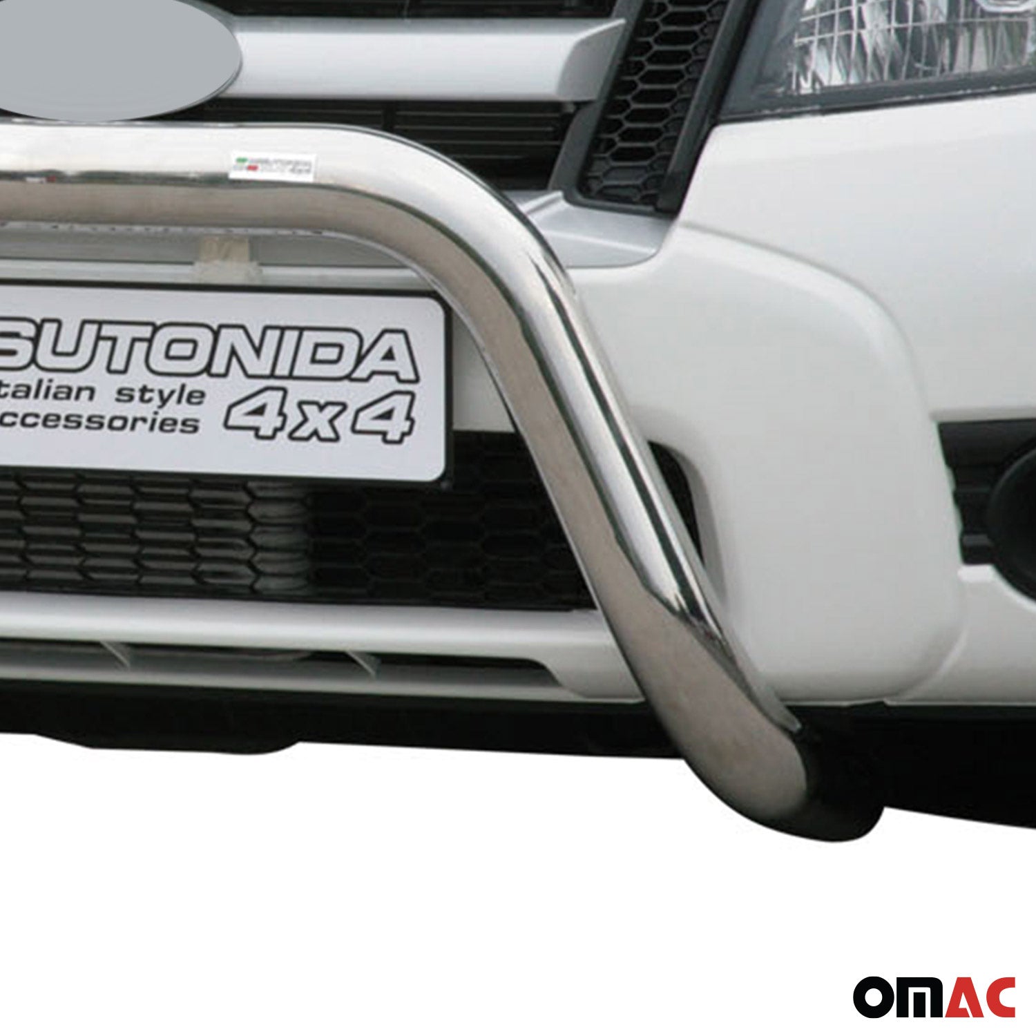 Frontbügel Frontschutzbügel für Ford Ranger 2009-2011 ø76mm Stahl Silber Schutz