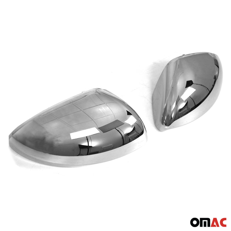 Spiegelkappen Spiegelabdeckung für Renault Megane 4 2015-2025 Chrom ABS Silber