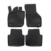 Fußmatten Gummimatten No.77 für Skoda Superb IV 2024-2026 TPE Schwarz 4 tlg