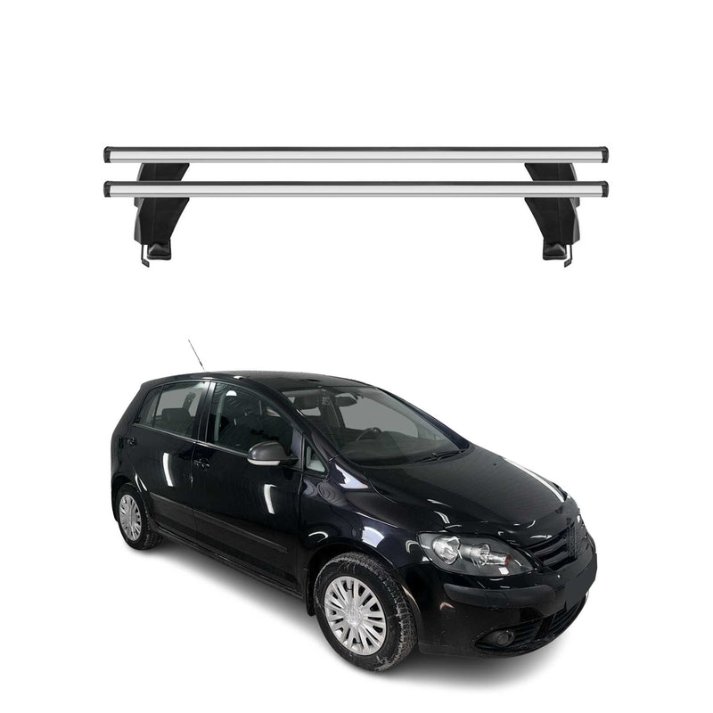Menabo Dachträger Grundtäger für VW Golf Plus 2004-2008 50kg Alu Silber 2 tlg