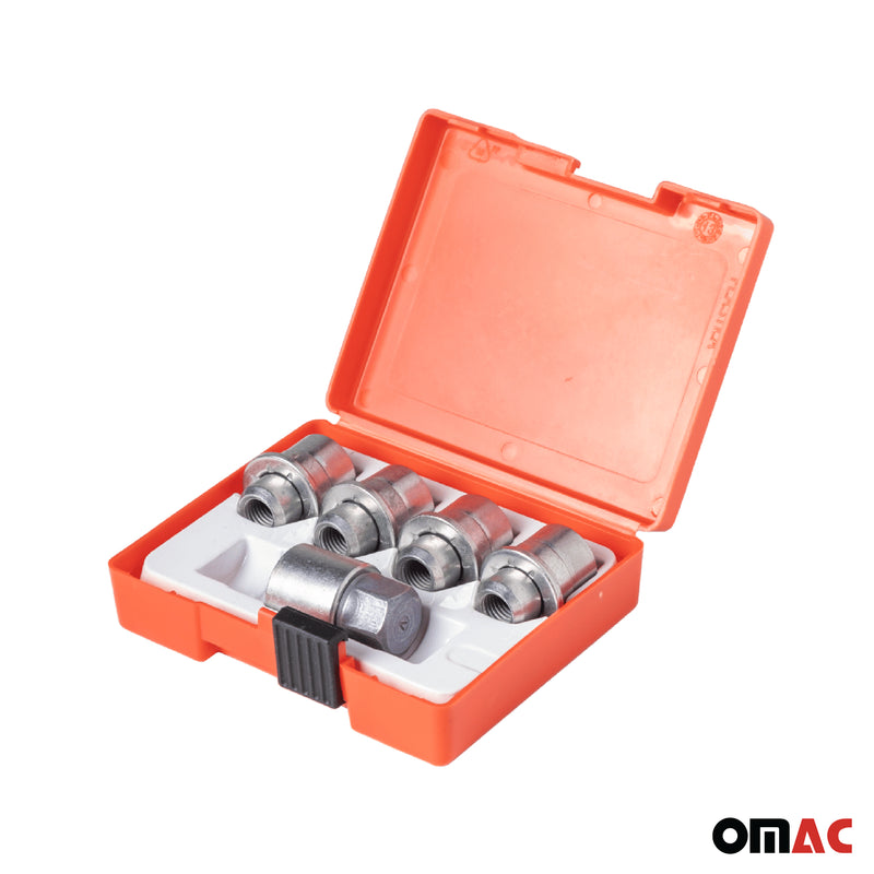 Radschloss Radschrauben Satz für KIA Stinger ab 2019 Schwarz 4tlg M12X1.5