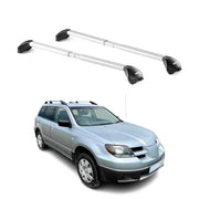 Dachträger Grundtäger für Mitsubishi Outlander 2004-2006 100kg Alu Silber 2x ABE