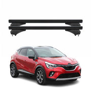 Menabo Dachträger Grundtäger für Renault Captur II 2019-2026 Alu Schwarz 2 tlg