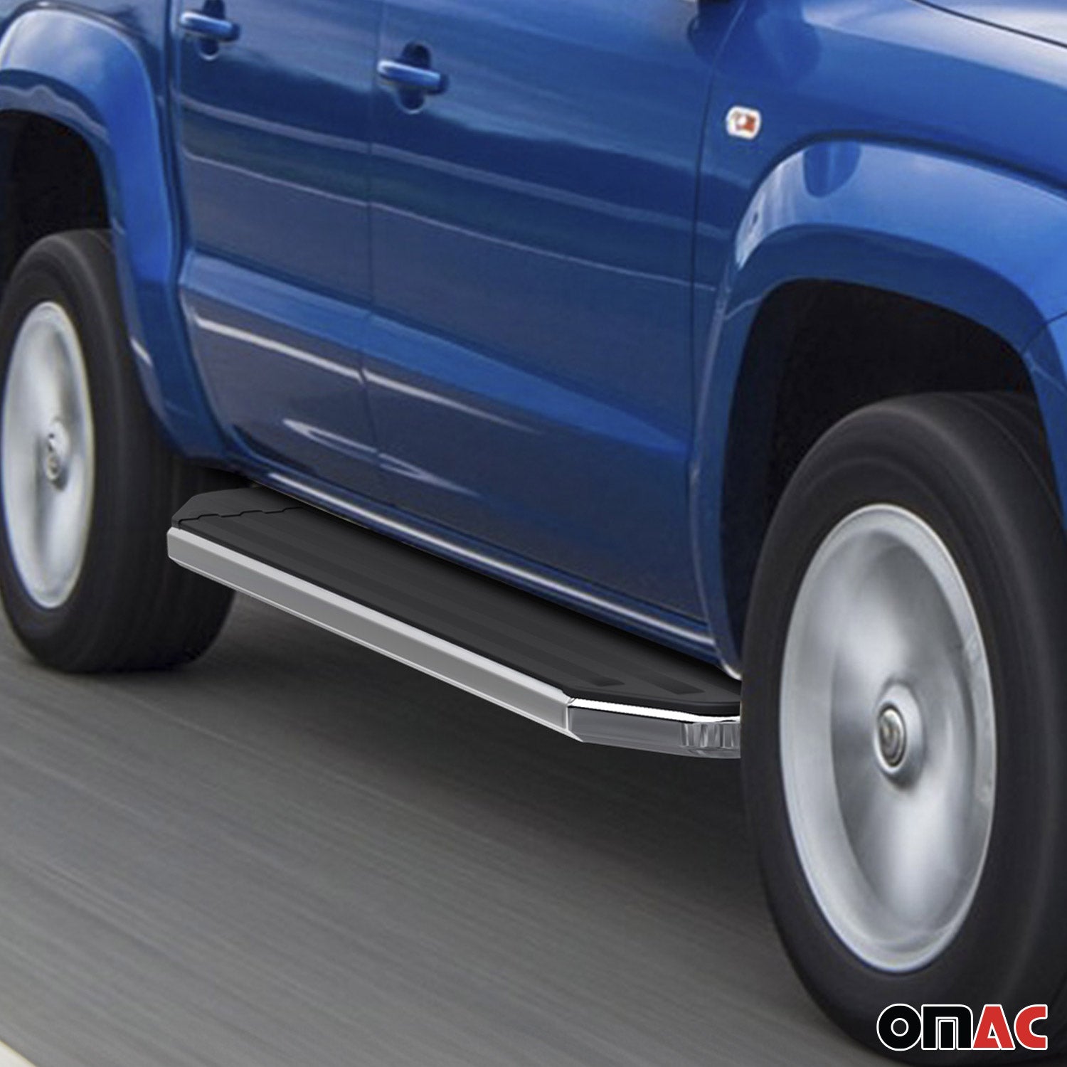 Trittbretter Seitenschweller für VW Amarok 2016-2021 ABE Alu