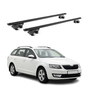 Dachträger Grundtäger für Skoda Octavia III Kombi 2013-2019 90kg Alu Schwarz ABE