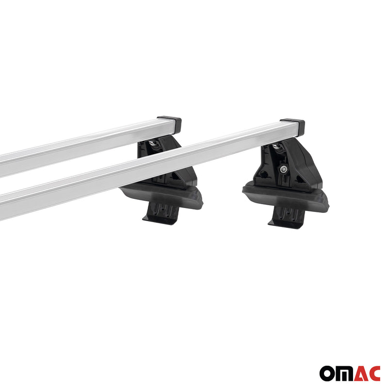 Menabo Stahl Dachträger Gepäckträger für Ford Mondeo mk4 Turnier 2007-2014 Grau
