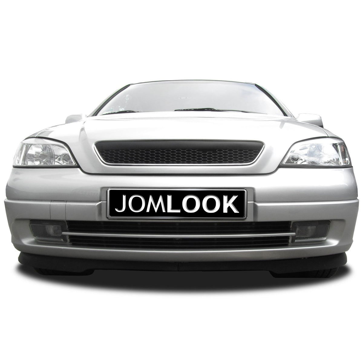 JOM Kühlergitter für Opel Astra G schwarz mit Chromrahmen sportlook ABS