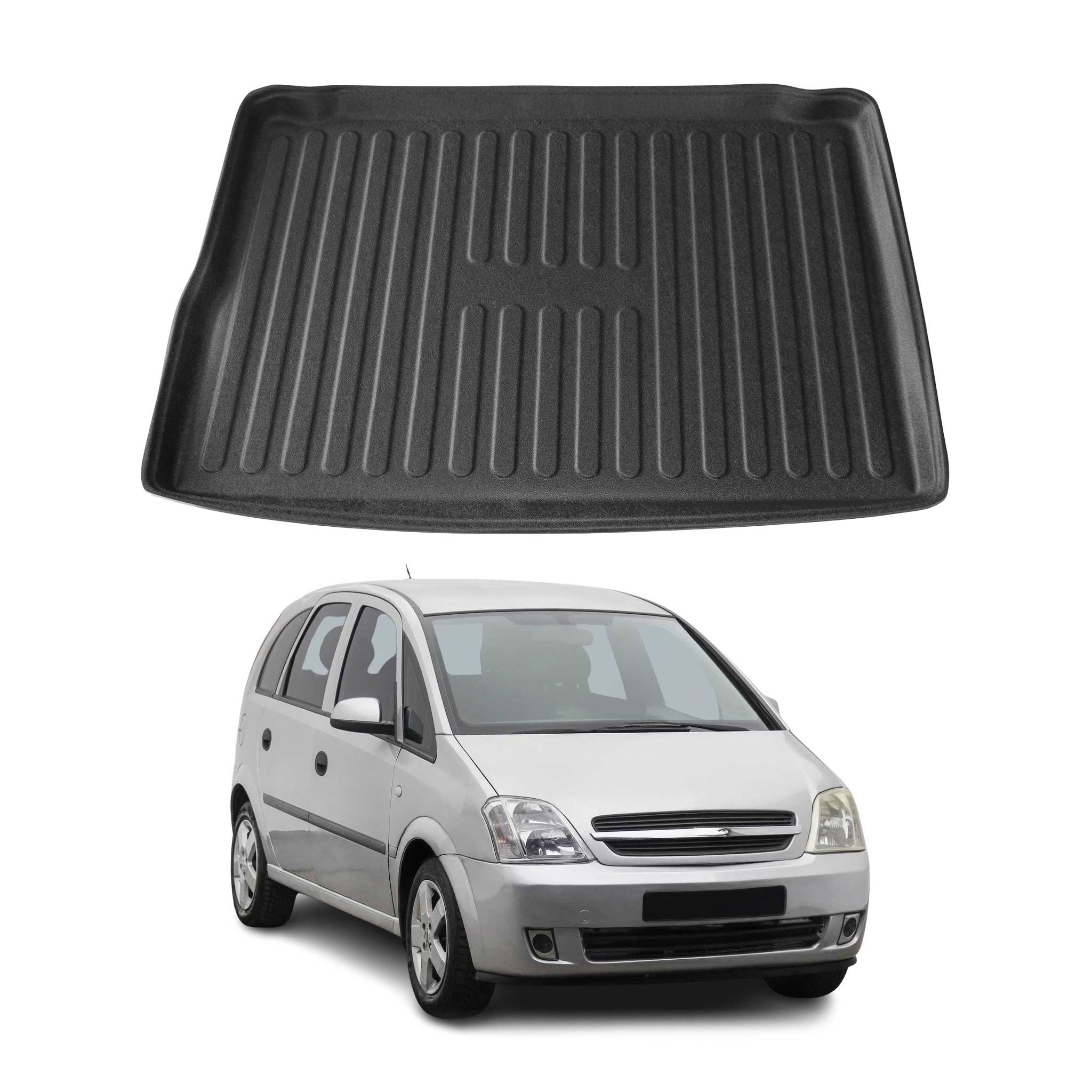 Kofferraumwanne Laderaumwanne für Opel Meriva 2002-2010 Gummi TPE Schwarz