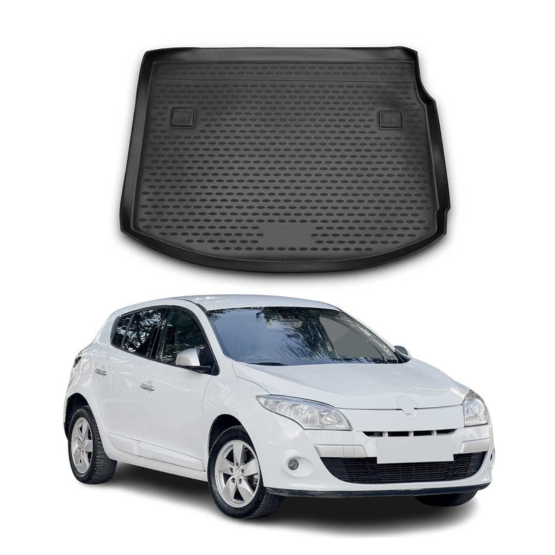 Kofferraummatte Kofferraumwanne für Renault Megane 2010-2016 Schragheck Gummi