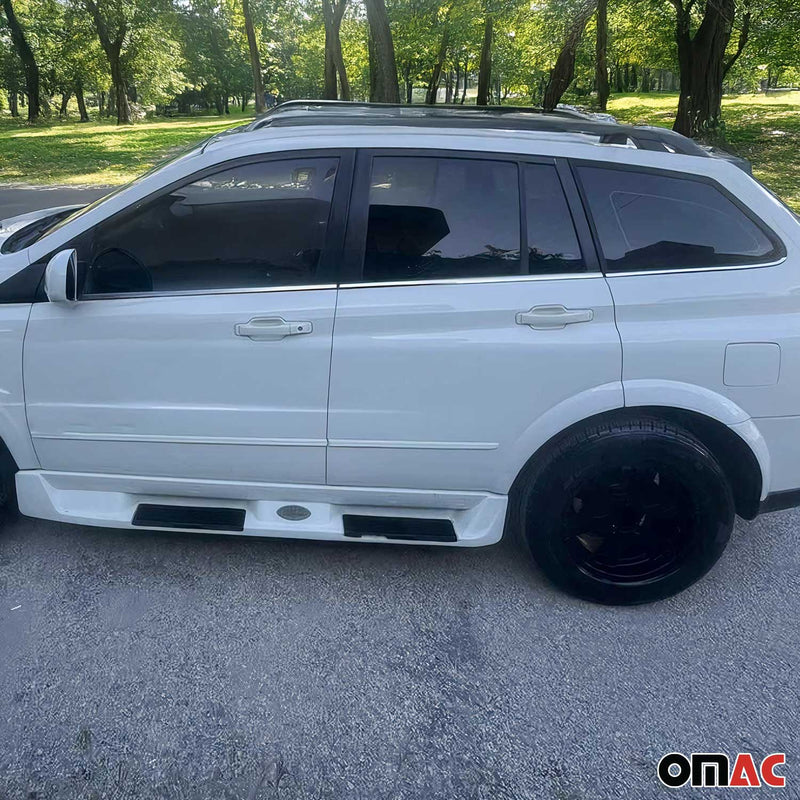 Fensterleisten Zierleisten für Ssangyong Kyron 2007-2014 Edelstahl Chrom 6tlg