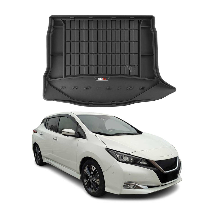 OMAC Gummi Kofferraumwanne für Nissan Leaf 2017-2025 TPE Laderaumwanne Schwarz