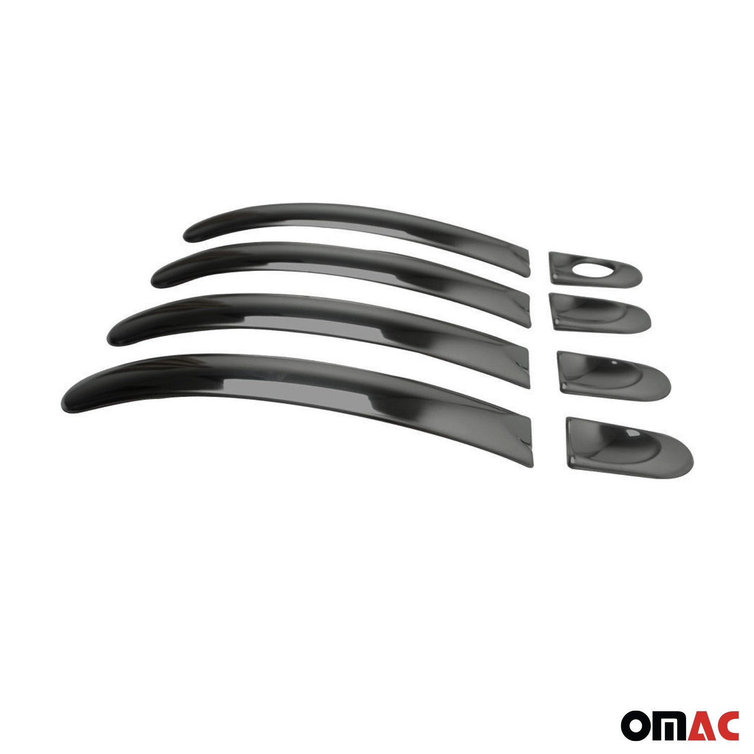 Türgriff Blende für VW Transporter T5 2003-2015 4Tür Edelstahl Dunkel 8x