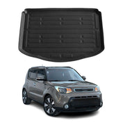 Kofferraumwanne Laderaumwanne für Kia Soul 2014-2019 Gummi TPE Schwarz